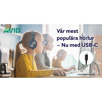 Kuulokkeet AVID AE-54, USB-C
