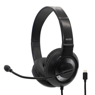 Kuulokkeet AVID AE-55, mikrofonilla, USB-C