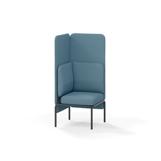 Adapt sohva kulma, korkea selkänoja, ik 45 K 128 cm