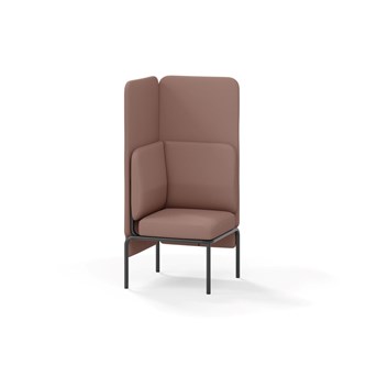 Adapt sohva kulma, korkea selkänoja, ik 45 K 128 cm