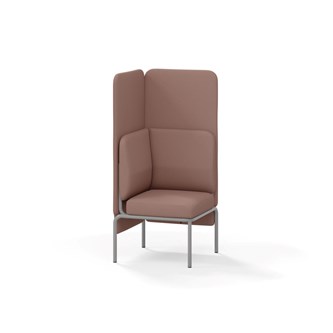 Adapt sohva kulma, korkea selkänoja, ik 45 K 128 cm