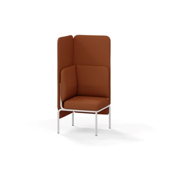 Adapt sohva kulma, korkea selkänoja, ik 45 K 128 cm