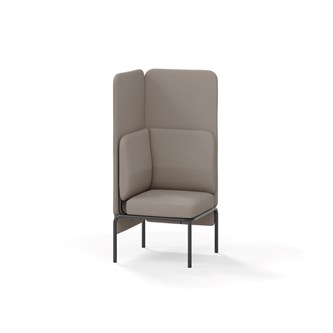 Adapt sohva kulma, korkea selkänoja, ik 45 K 128 cm