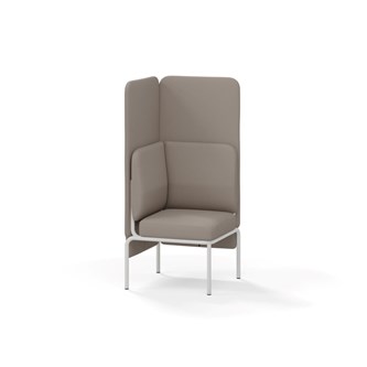 Adapt sohva kulma, korkea selkänoja, ik 45 K 128 cm