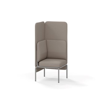 Adapt sohva kulma, korkea selkänoja, ik 45 K 128 cm