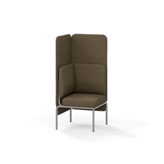 Adapt sohva kulma, korkea selkänoja, ik 45 K 128 cm