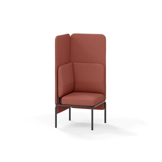 Adapt sohva kulma, korkea selkänoja, ik 45 K 128 cm