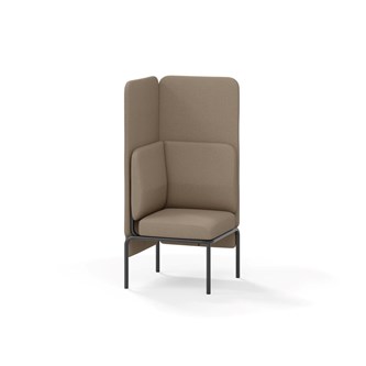 Adapt sohva kulma, korkea selkänoja, ik 45 K 128 cm