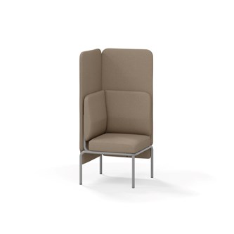 Adapt sohva kulma, korkea selkänoja, ik 45 K 128 cm