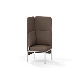 Adapt sohva kulma, korkea selkänoja, ik 45 K 128 cm