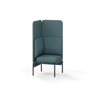 Adapt sohva kulma, korkea selkänoja, ik 45 K 128 cm