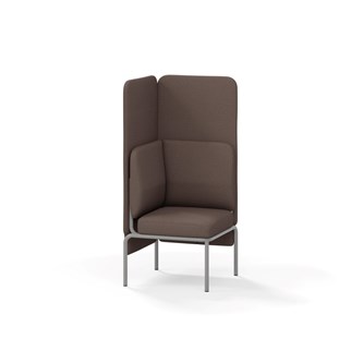 Adapt sohva kulma, korkea selkänoja, ik 45 K 128 cm