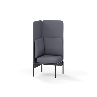 Adapt sohva kulma, korkea selkänoja, ik 45 K 128 cm