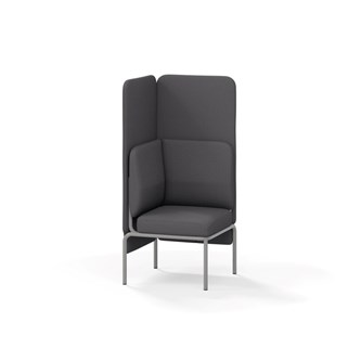 Adapt sohva kulma, korkea selkänoja, ik 45 K 128 cm