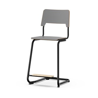 Como FSC BX tuoli C-runko ik 65 cm, iso istuin, musta runko