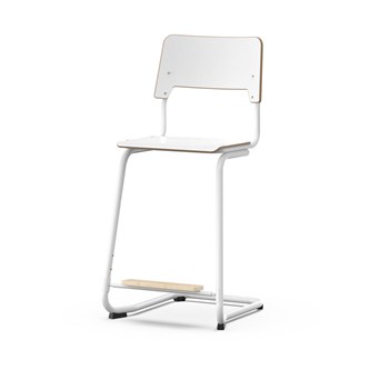 Como FSC BX tuoli C-runko ik 65 cm, medium istuin, valkoinen runko