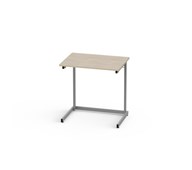 Lex pöytä FCS BX HPL  70x50 cm, hopea runko