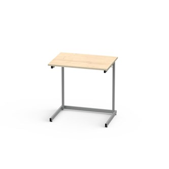 Lex pöytä FCS BX DL 70x50 cm, hopea runko