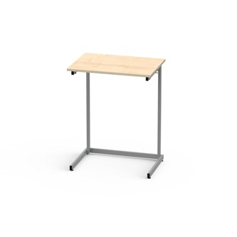 Lex pöytä FCS BX DL 70x50 cm, hopea runko