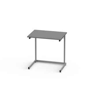 Lex pöytä FCS BX HPL  70x50 cm, hopea runko