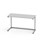 Lex pöytä FCS BX HPL 120x50 cm, hopea runko