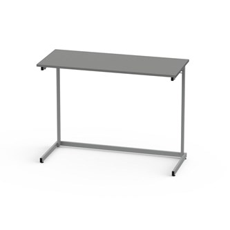 Lex pöytä FCS BX HPL 120x50 cm, hopea runko