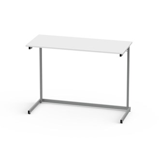 Lex pöytä FCS BX HPL 120x50 cm, hopea runko