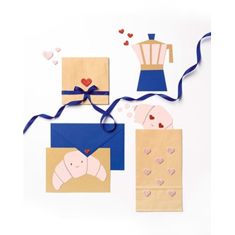 Glittersydämet, roosa ja punainen, 50 kpl