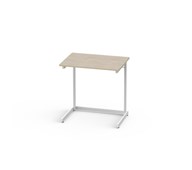 Lex pöytä FCS BX akustik laminat 70x50 cm, valkoinen runko
