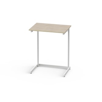 Lex pöytä FCS BX HPL 70x50 cm, valkoinen runko