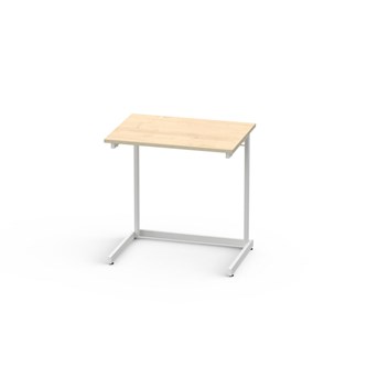 Lex pöytä FCS BX HPL 70x50 cm, valkoinen runko