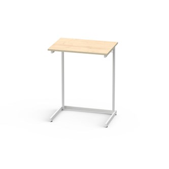 Lex pöytä FCS BX HPL 70x50 cm, valkoinen runko