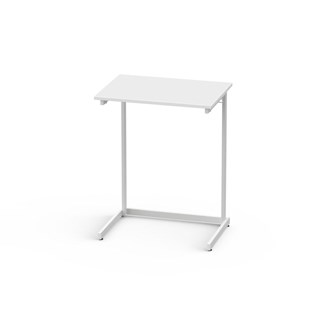 Lex pöytä FCS BX HPL 70x50 cm, valkoinen runko