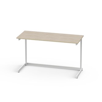 Lex pöytä FCS BX HPL 120x50 cm, valkoinen runko