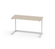 Lex pöytä FCS BX akustik laminat 120x50 cm, valkoinen runko