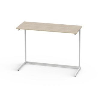 Lex pöytä FCS BX HPL 120x50 cm, valkoinen runko