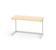 Lex pöytä FCS BX DL 120x50 cm, valkoinen runko