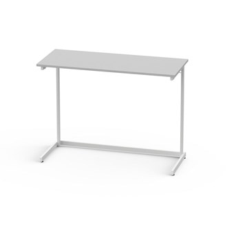 Lex pöytä FCS BX HPL 120x50 cm, valkoinen runko