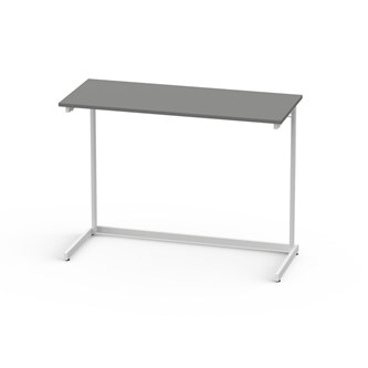 Lex pöytä FCS BX HPL 120x50 cm, valkoinen runko