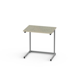 Lex pöytä BX akustik lioleum 70x50 cm, hopea runko