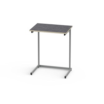 Lex pöytä BX akustik lioleum 70x50 cm, hopea runko