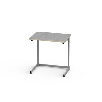 Lex pöytä BX akustik lioleum 70x50 cm, hopea runko
