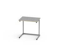 Lex pöytä BX akustik lioleum 70x50 cm, hopea runko