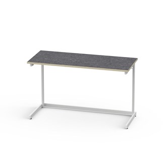 Lex pöytä BX akustik lioleum 120x50 cm, valkoinen runko