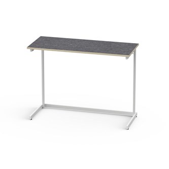 Lex pöytä BX akustik lioleum 120x50 cm, valkoinen runko