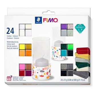 Polymeerimassa FIMO Effect, 24 x 25 g