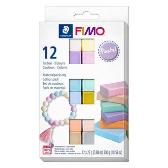 Polymeerimassa FIMO Soft Pastel, 12 x 25 g