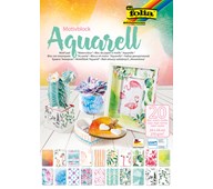 Kuviopaperi, akvarelli, 20 ark