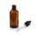 Tippapullo 50 ml, ruskeaa lasia, 10 kpl