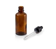 Tippapullo 50 ml, ruskeaa lasia, 10 kpl